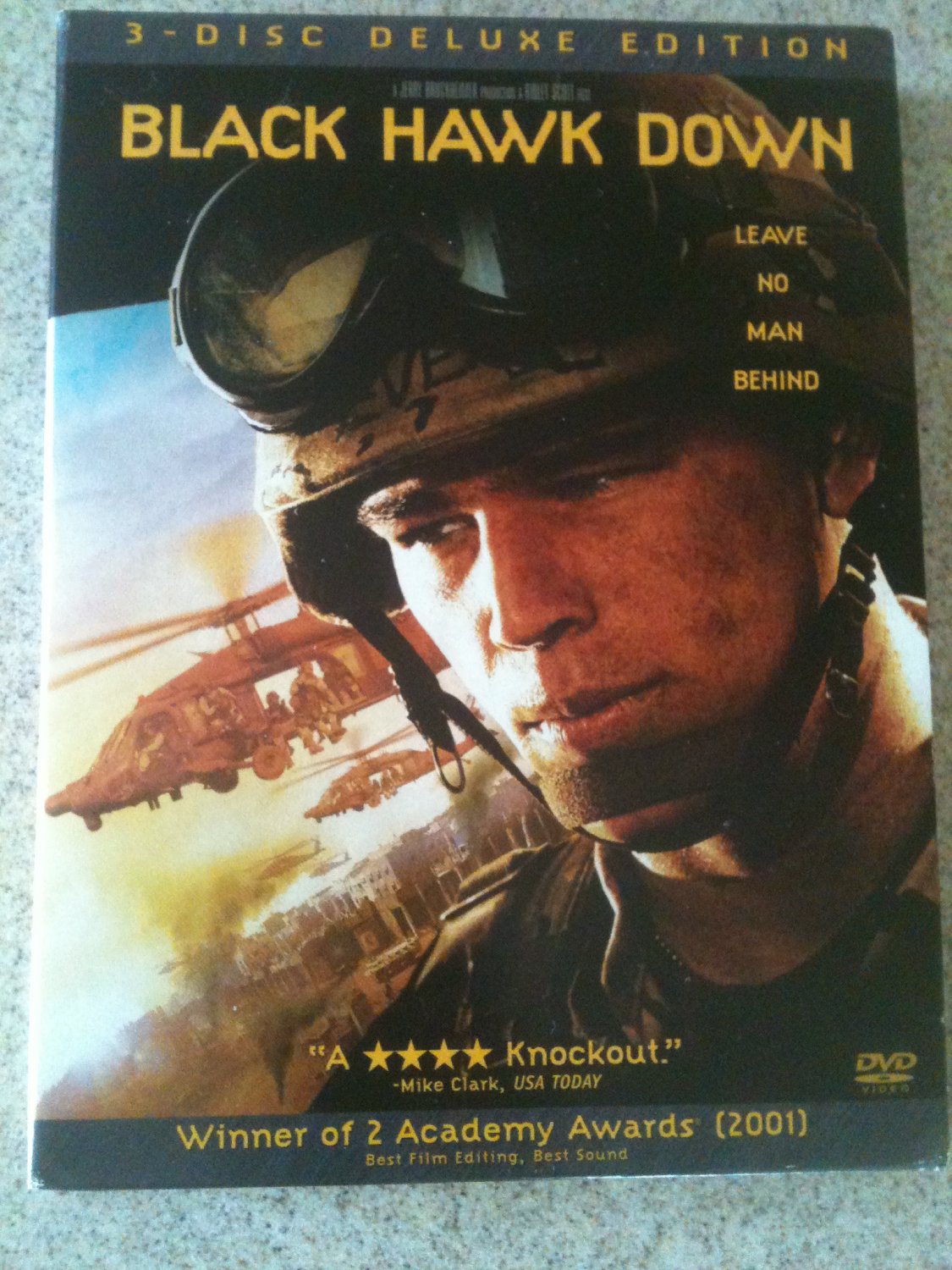 Black Hawk Down (DVD, 2003, 3-Disc Set, Deluxe Edition) VG+, Ridley Scott