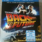 Back to the Future: 25th Anniversary Trilogy (Blu-ray Disc, 2010) VG+, II, III