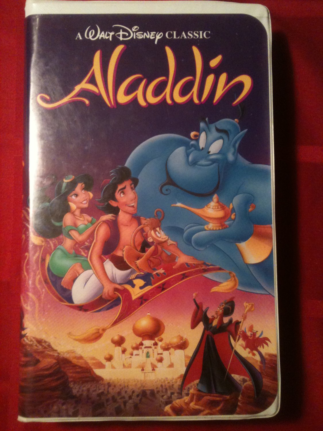 Aladdin (VHS, 1993) Black Diamond Disney Classics. Original Owner