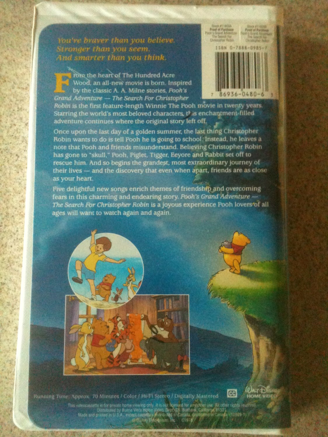 Pooh's Grand Adventure: The Search for Christopher Robin (VHS) Original ...