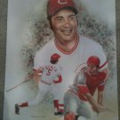 Johnny Bench 8.75"x11.5" Art Print. Todd Alan Gold, Cincinnati Reds