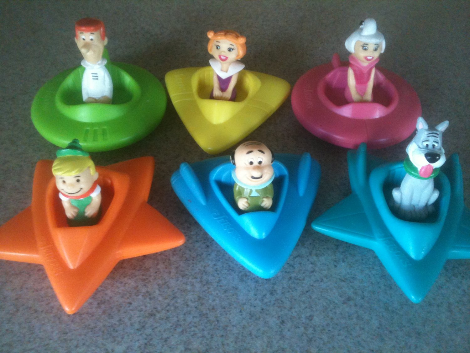 Wendy's Jetsons Lot. COMPLETE set of 6 1989 toys + 2 from 1990 & The ...