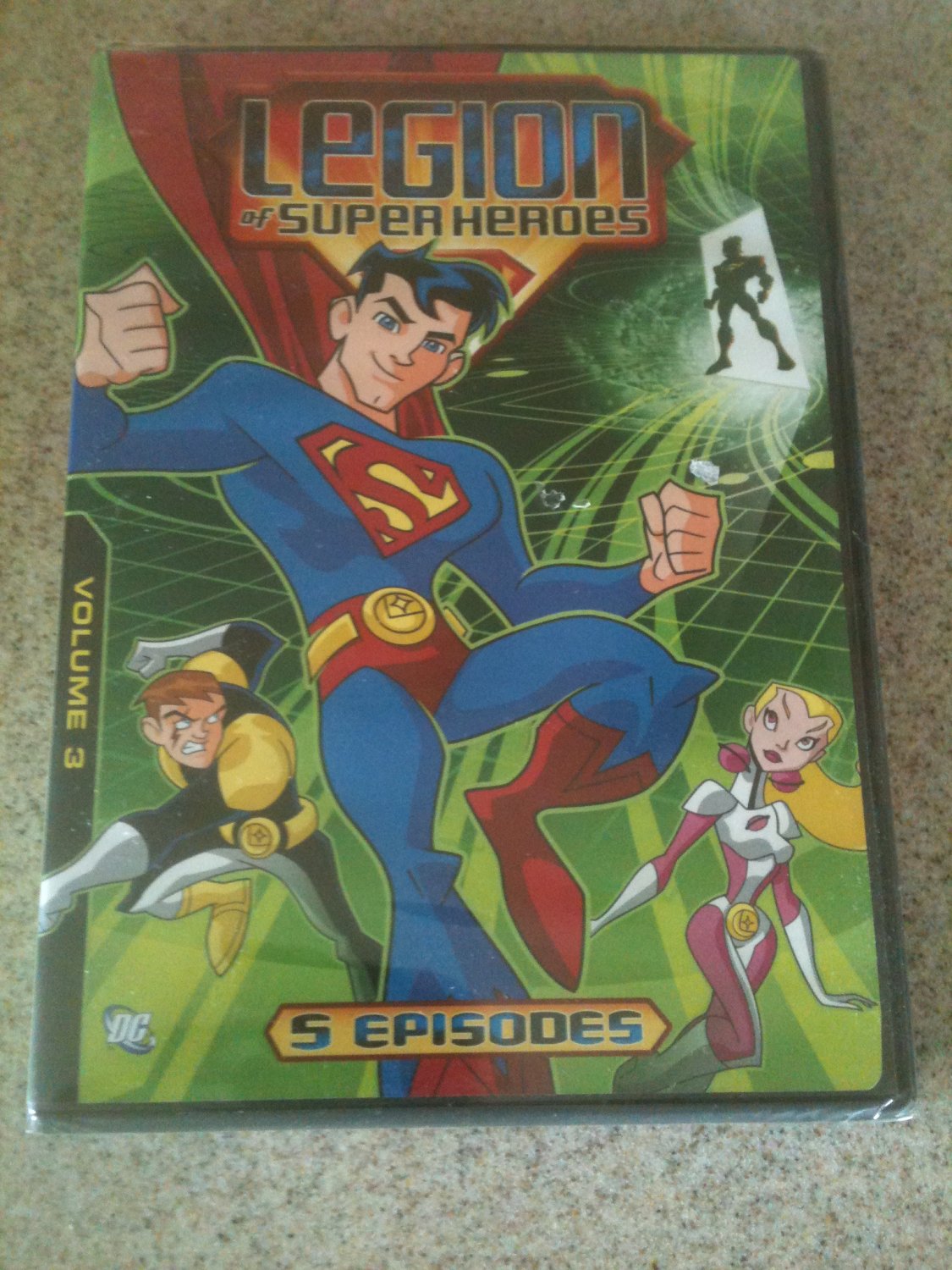 Legion of Superheroes - Volume 3 (DVD, 2008) BRAND NEW, Superboy