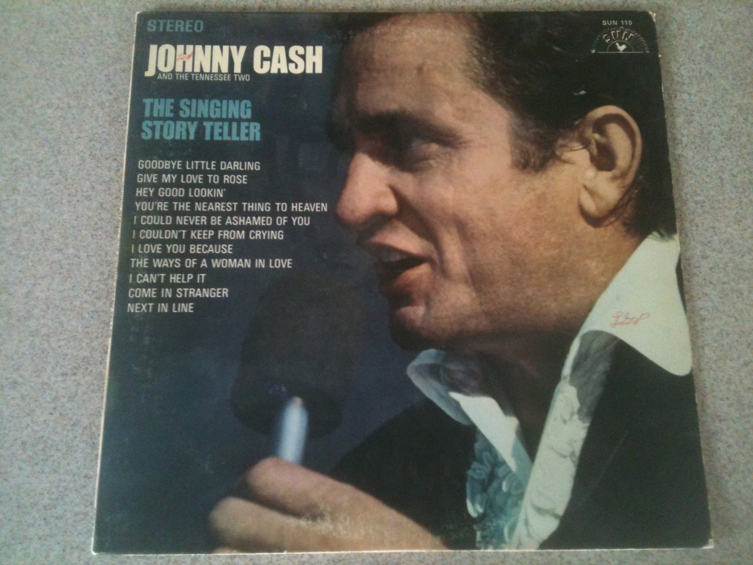 Johnny Cash - The Singing Story Teller (1970, Vinyl LP, Sun Records) SUN 115