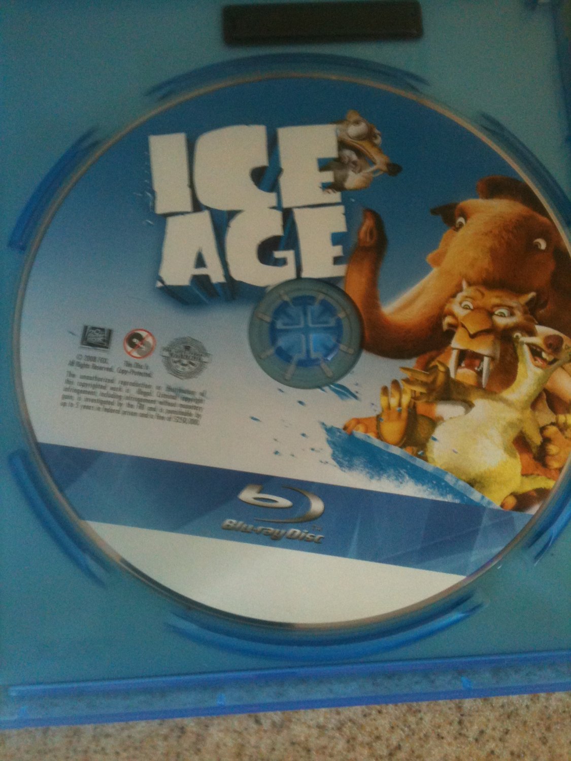 Ice Age (Blu-ray Disc, 2008) VG+, 1, Original, First, Ray Romano, Denis ...