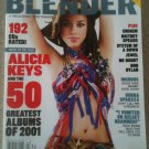 Blender Magazine #4 January/February 2002.  Alicia Keys Cover