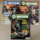 DC Nation #1, 3, & 6 Magazine Lot.  DC Comics