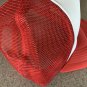 Cherry Coke Outrageous! Trucker Hat. Vintage, Red & White, Mesh, Snapback
