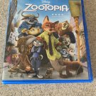 Zootopia (Blu-Ray/DVD, 2016, 2-Disc Set) VG+, Disney