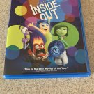 Inside Out (Blu-ray/DVD, 2015, 3-Disc Set) VG, Disney, Pixar, Lava