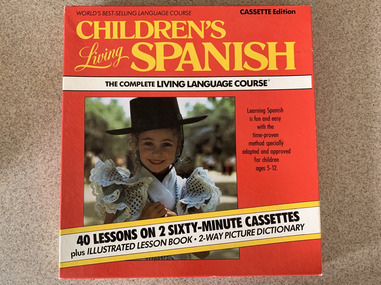 Children's Living Spanish Cassette Edition (1986) Complete, Picture