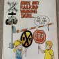 Operation Lifesaver Lot. 2 Coloring Books & Poster "Safety with Trains"