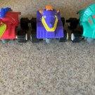 Lot of 3 1994 Burger King Dino Crawlers Toys.  Wind-up.  Monster Trucks.