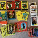 114 Topps Teenage Mutant Ninja Turtles Cards & Stickers Lot (1989-91) 6 Wrappers