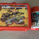 G.I. Joe Red Plastic Lunchbox & Thermos (1991, Aladdin) Vintage, GI Joe