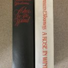 Lot of 2 Kathleen E. Woodiwiss Hardcovers.  A Rose in Winter & Ashes in the Wind