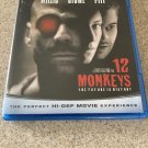 12 Monkeys (Blu-ray Disc, 2009) LIKE NEW, 1995, Bruce Willis, Terry Gilliam