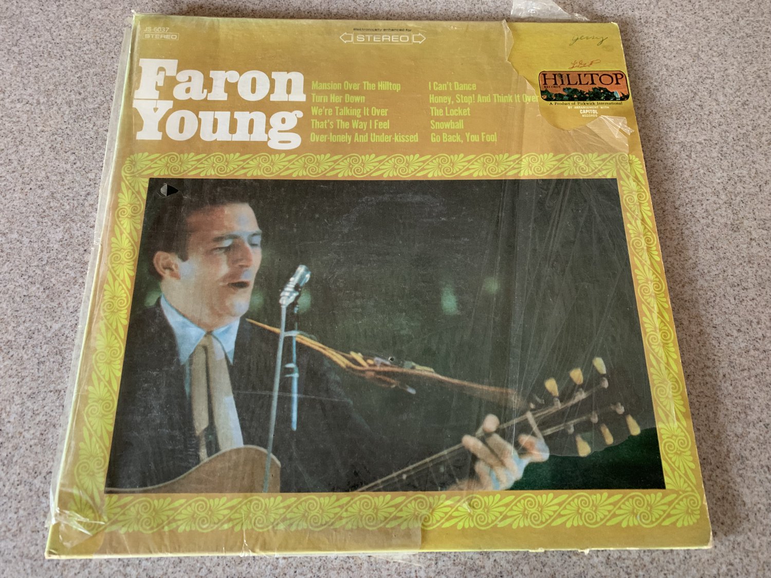 Faron Young (1966, Vinyl LP, Hilltop) JS-6037, Shrink