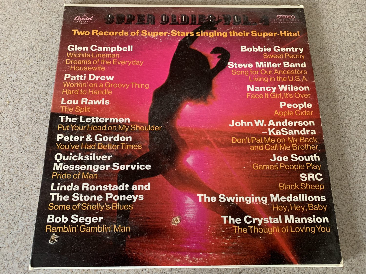 Super Oldies vol. 4 (1969, Vinyl Double LP, Capitol) STBB-149