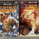 Marvel 2-in-One Vol 1 2 TPB Lot. Human Torch Thing, Fate of the Four Next of Kin