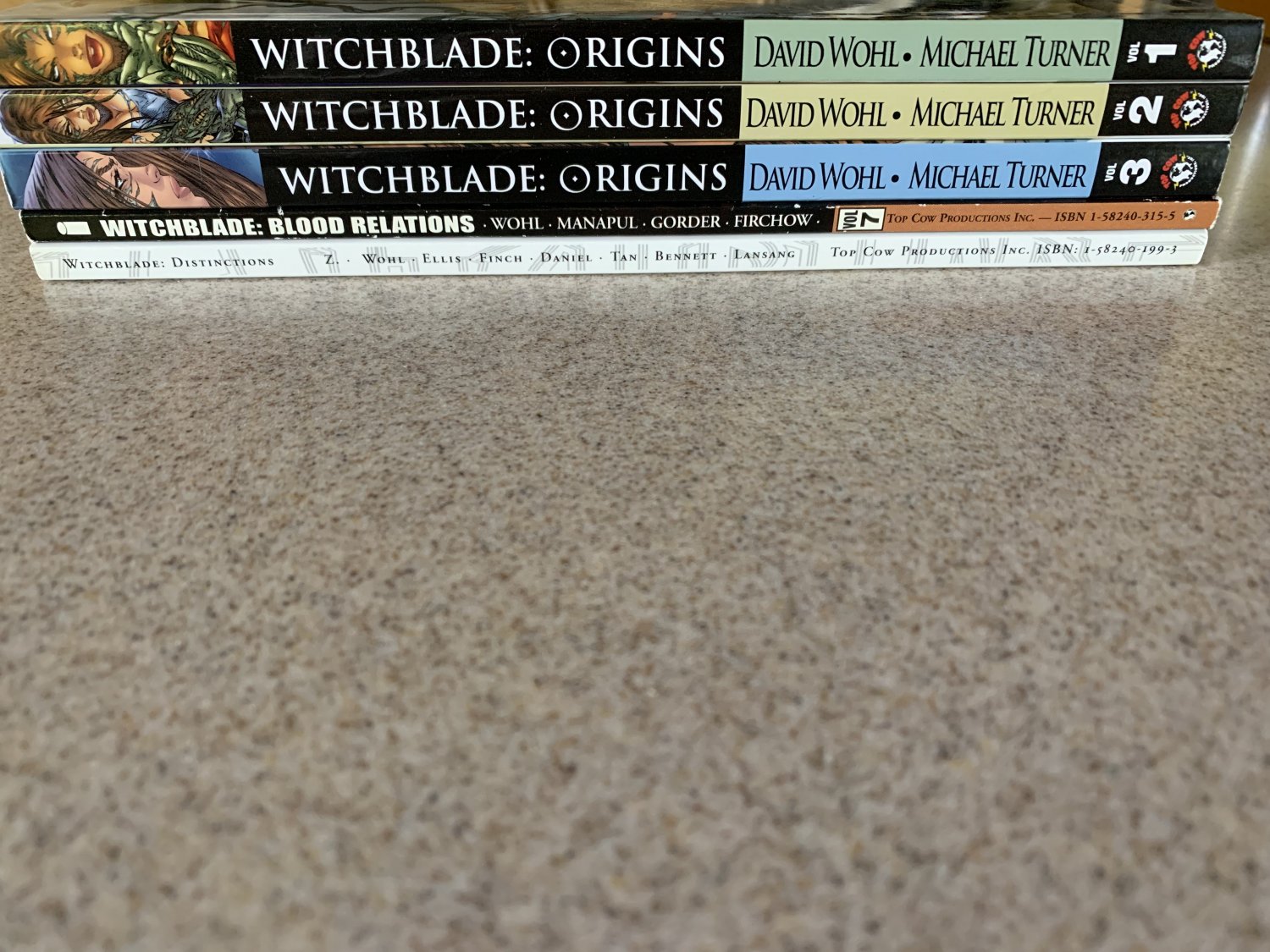 Witchblade 5 TPB Lot. Origins vol 1 2 3, Blood Relations, Distinctions, 1 Signed
