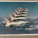 Air Force Thunderbirds 8x10 Ad Photo Print. Vintage, Aim High, Red White Blue