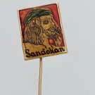 SANDOKAN film, Yugoslavian pin - India related, Television, antique pin, badge !