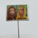 SANDOKAN & MARIANA film, Yugoslavian pin - India related, Television, antique pin, badge !