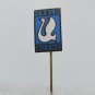 Vrelo Bosne Natural park coat of arms swan bird enamel Bosnia ex Yugoslavia pin
