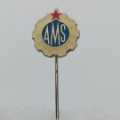 AMS - auto moto federation, Croatia in Yugoslavia, vintage pin, badge, lapel