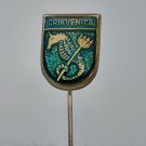 Crikvenica - Croatia, blason, coat of arms, vintage pin, badge !