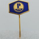 PLIVA part of Teva Pharmaceutical Industries ltd. Israel pharmac, vintage pin, badge, lapel !