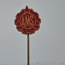 AMS - Auto Moto Association of Croatia, vintage pin, badge, abzeiche, lapel !