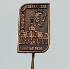 Yukovarski Krongres KPJ 1920 Vukovar 1980. Tito vintage big badge, pin, lapel !