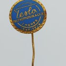NIKOLA TESLA 1974.  Zagreb Croatia,electronic company, vintage pin badge, lapel !