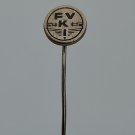 FVK railway - Factory wagons KRALJEVO Serbia ( in Yugoslavia ), vintage pin badge