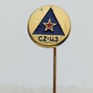 CZ - CIVIL PROTECTION SFRJ - Yugoslavia Army JNA,  vintage pin, badge !