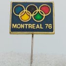 MONTREAL 76. Olympics games CANADA 1976, official logo, vintage pin badge !