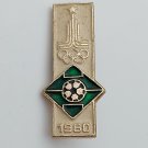 Football championship - Olympic Games Moscow 1980 OLYMPIC vintage pin, badge, lapel !