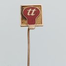 TT - TESLA TEZ Electronic industry light bulb, Zagreb Croatia, vintage pin,badge, lapel !