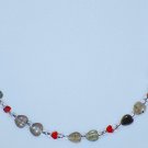 Pressed glass hearts