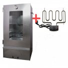 Set of meat smoking machine with galvanized glass and Heater NEW