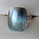 NEW Blue Mabe Pearl Sterling Silver Ring NEW Blue Mabe Pearl Sterling Silver Ring