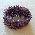 Amethyst Nugget Stretch Bracelet