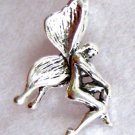 Sterling Silver 925 Fairy Pendant Charm 3-D Sterling Silver 925 Fairy Pendant Charm 3-D