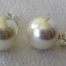 10mm White South Sea Shell Pearl Stud Earrings 10mm White South Sea Shell Pearl Stud Earrings