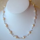 8-9mm White Pearl SS Necklace and Dangle Earrings Set 8-9mm White Pearl SS Necklace and Dangle Earrings Set