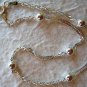 Italian Diamond Cut Sterling Silver Ankle Bracelet 9"