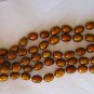 Brown and White Cultured Pearl Bracelet 5 Strands