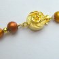 18" Designer Brown Freshwater Coin Pearl Necklace